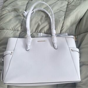 Michael Kors White Tote Bag